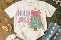 Holly Jolly PNG, Merry Christmas PNG, Holiday PNG, Xmas PNG Product Image 6