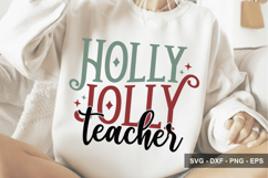 Holly Jolly Teacher - Christmas Design Product Image 1