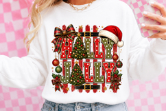 Holly Jolly Trendy Christmas PNG Product Image 3
