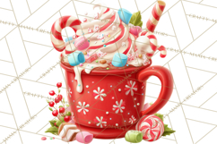 Christmas Cookies and Cupcakes Clip Art, Festive Holiday Png Product Image 2