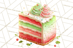 Christmas Cookies and Cupcakes Clip Art, Festive Holiday Png Product Image 5
