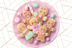 Christmas Cookies and Cupcakes Clip Art, Festive Holiday Png Product Image 2
