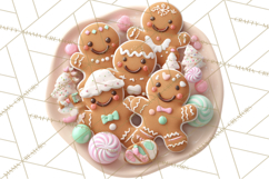 Christmas Cookies and Cupcakes Clip Art, Festive Holiday Png Product Image 3
