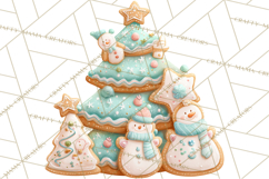 Christmas Cookies and Cupcakes Clip Art, Festive Holiday Png Product Image 2