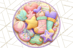 Christmas Cookies and Cupcakes Clip Art, Festive Holiday Png Product Image 4