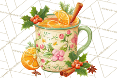 Christmas Cookies and Cupcakes Clip Art, Festive Holiday Png Product Image 3