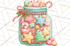 Christmas Cookies and Cupcakes Clip Art, Festive Holiday Png Product Image 5