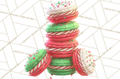 Christmas Cookies and Cupcakes Clip Art, Festive Holiday Png Product Image 3