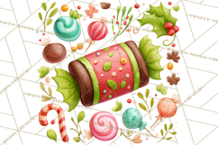Christmas Cookies and Cupcakes Clip Art, Festive Holiday Png Product Image 3