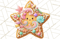 Christmas Cookies and Cupcakes Clip Art, Festive Holiday Png Product Image 2