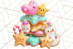 Christmas Cookies and Cupcakes Clip Art, Festive Holiday Png Product Image 4