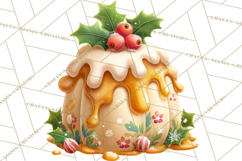 Christmas Cookies and Cupcakes Clip Art, Festive Holiday Png Product Image 3