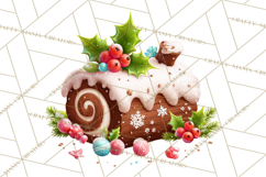 Christmas Cookies and Cupcakes Clip Art, Festive Holiday Png Product Image 4