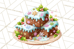 Christmas Cookies and Cupcakes Clip Art, Festive Holiday Png Product Image 2
