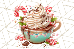 Christmas Cookies and Cupcakes Clip Art, Festive Holiday Png Product Image 5