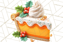 Christmas Cookies and Cupcakes Clip Art, Festive Holiday Png Product Image 2