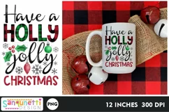 Have a holly jolly Christmas PNG gingerbread Sublimation Product Image 2