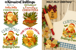 Holly Jolly Christmas Sublimation/DTF Clipart Product Image 1