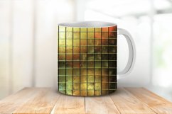 Holo Gold Grid Patterns Digital Paper Bundle Product Image 2