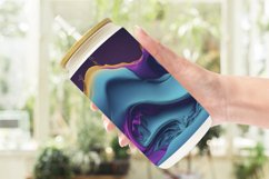 Hologram Wavy Fluid Glass Can Wraps Product Image 2