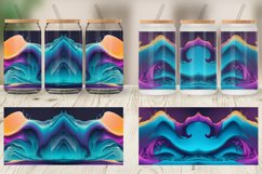 Hologram Wavy Fluid Glass Can Wraps Product Image 5