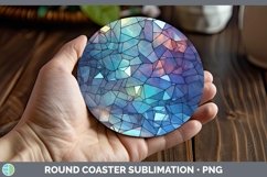 GorgeousHolographic  Round Coaster design.