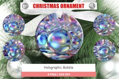 Christmas Ornaments Holographic Bubble Product Image 1