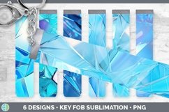 Bundle of six Holographic  Key Fob designs.