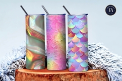 Metallic Rainbow Glitter Foil Holographic Art Digital Paper Product Image 3