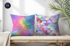 Metallic Rainbow Glitter Foil Holographic Art Digital Paper Product Image 2