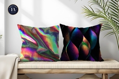 Shiny Metallic Holographic Foil Glitter Digital Paper Product Image 2