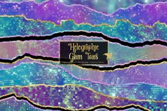 Holographic Glam Tears Clipart Product Image 1