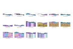 Holographic Glam Tears Clipart Product Image 2