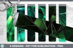 Bundle of six Holographic  Key Fob designs.