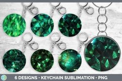 Bundle of six Holographic  Keychain designs.