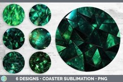 Bundle of six Holographic  Round Coaster designs.