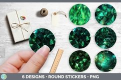 Bundle of six Holographic  Stickers designs.