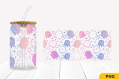 Holographic Halloween Can Glass Wrap SVG Product Image 1