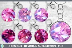 Bundle of six Holographic  Keychain designs.