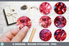 Bundle of six Holographic  Stickers designs.