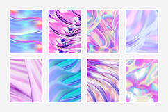 Holographic Texture Digital Backgrounds Product Image 2