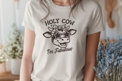 Funny Cow SVG PNG Bundle - 15 Farm Animal Sassy Designs Product Image 4