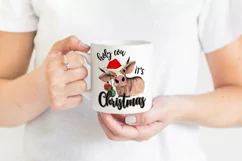 Holy Cow It's Christmas Sublimation | Heifer | Christmas Cow Product Image 2