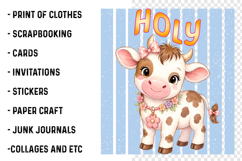 Holy Cow Retro PNG Product Image 2
