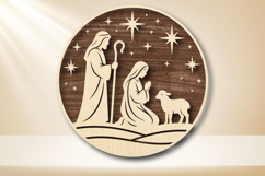Holy Family Laser Cut SVG File Product Image 1