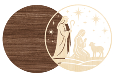 Holy Family Laser Cut SVG File Product Image 2