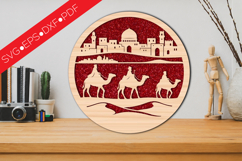 Holy Land Round Sign SVG Product Image 1