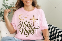 Holy Night PNG,Coquette Jesus Christmas Png,Baby Jesus Png Product Image 5