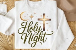 Holy Night PNG,Coquette Jesus Christmas Png,Baby Jesus Png Product Image 8