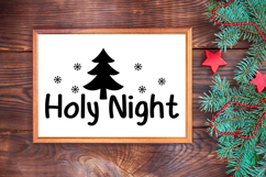 Farmhouse Christmas Sign SVG Bundle | Holiday Decor Sign SVG Product Image 13